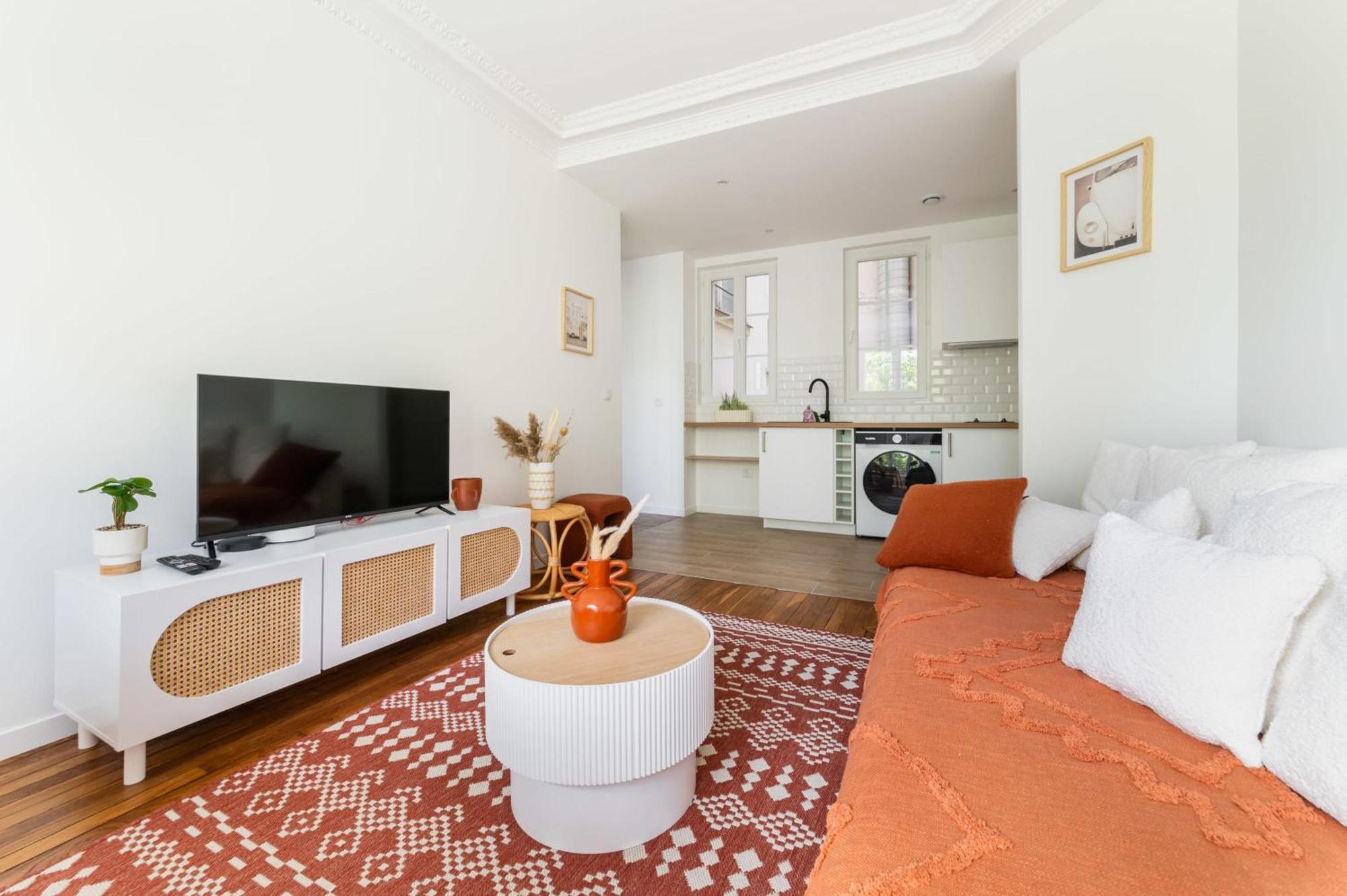 2 Pieces Fonctionnel Metro Jaures - 19 - 4p - Flat-guest Apartamento *
